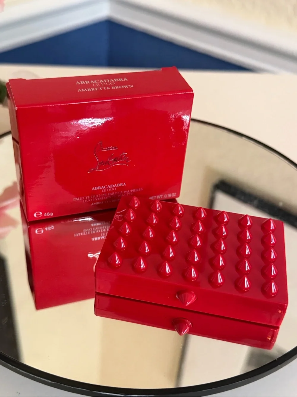 CHRISTIAN LOUBOUTIN Abracadabra Le Duo Ambretta Brown Eyeshadow Palette NIB